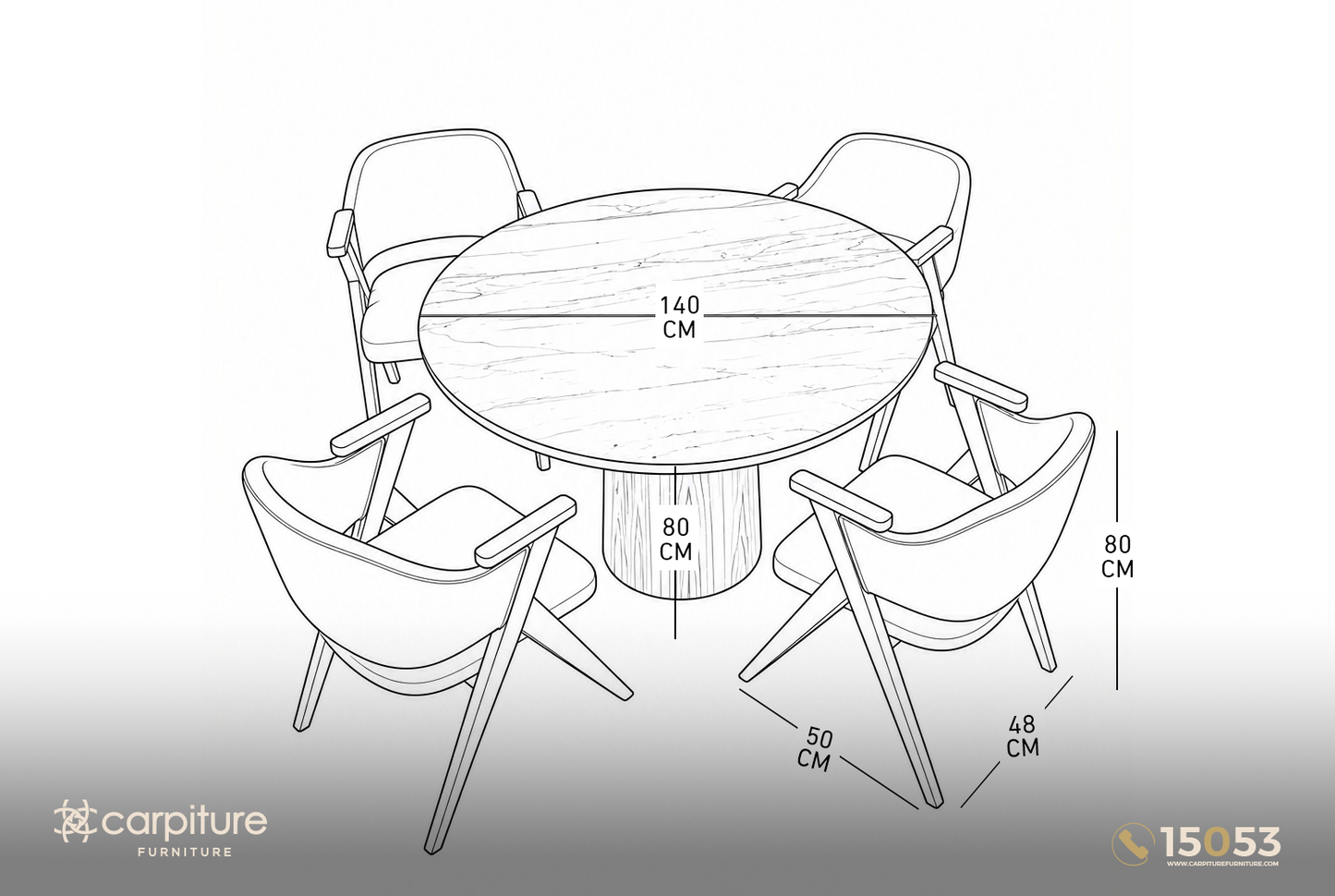 Panda Dining Set