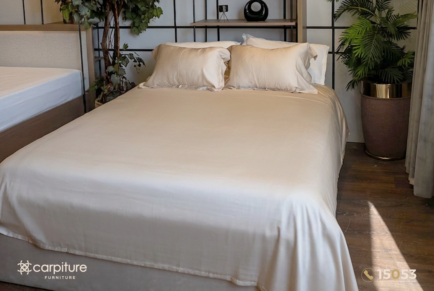 Silk Cotton Bed Sheet Set 3 Pieces