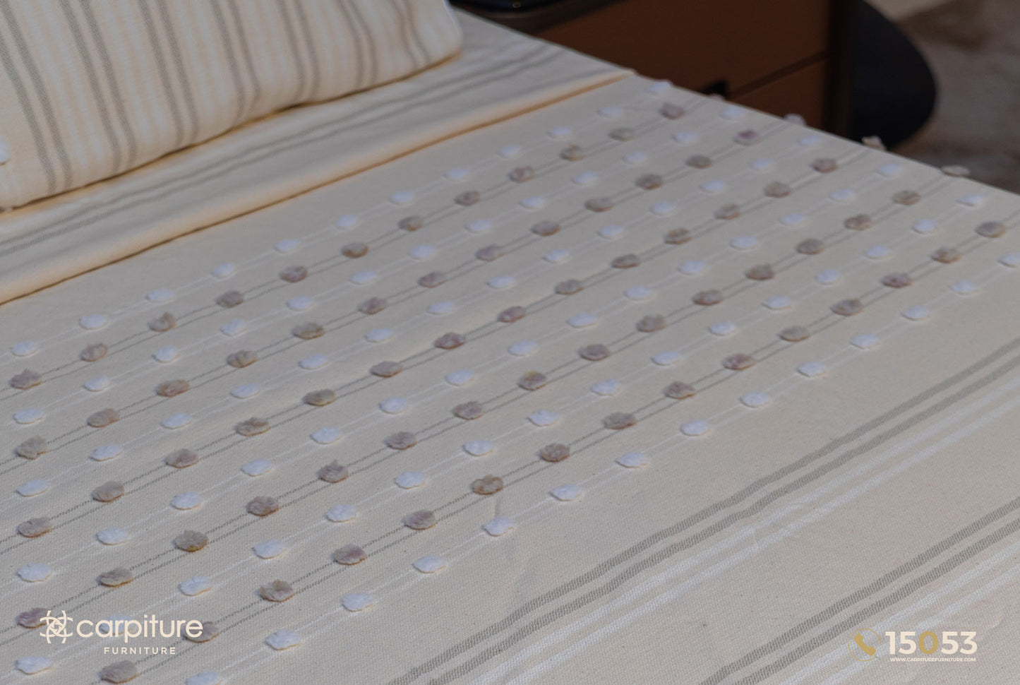 Dots Linen Blanket 4-piece