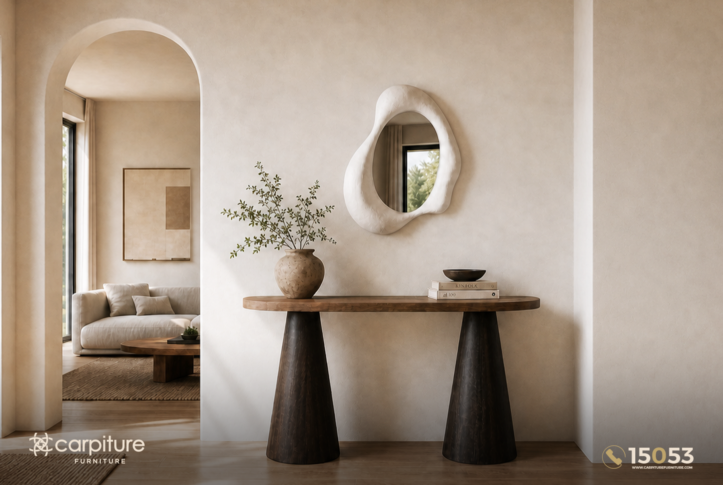 Paris Console with Mirror