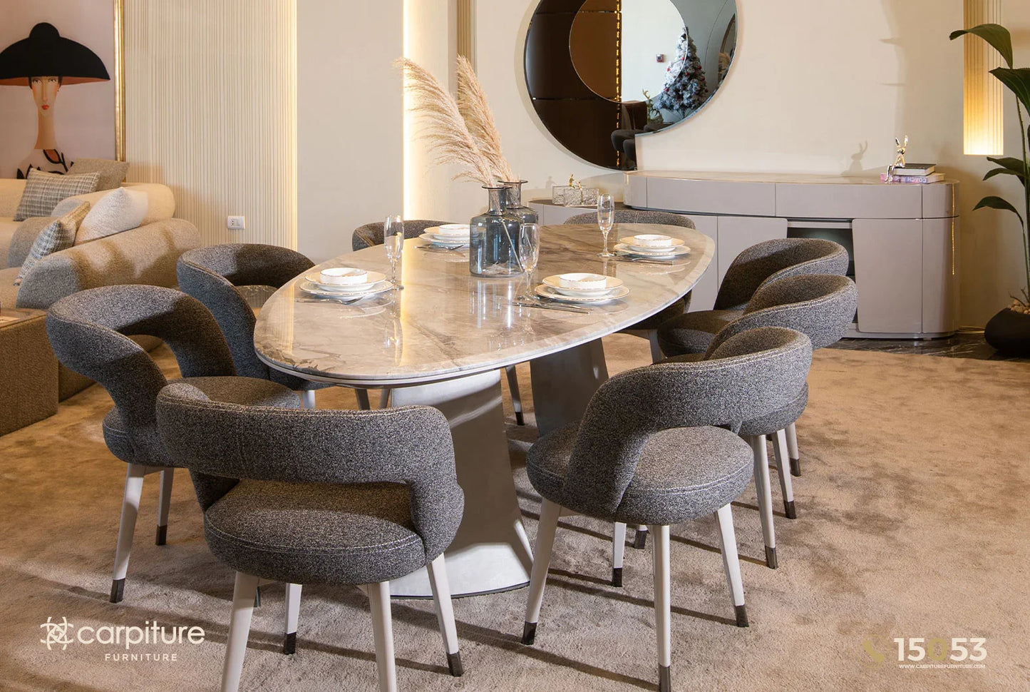 Oval Dining Room