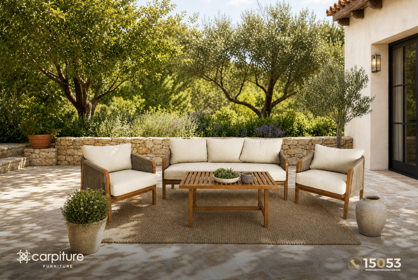 Outdoor Modern Seating Set