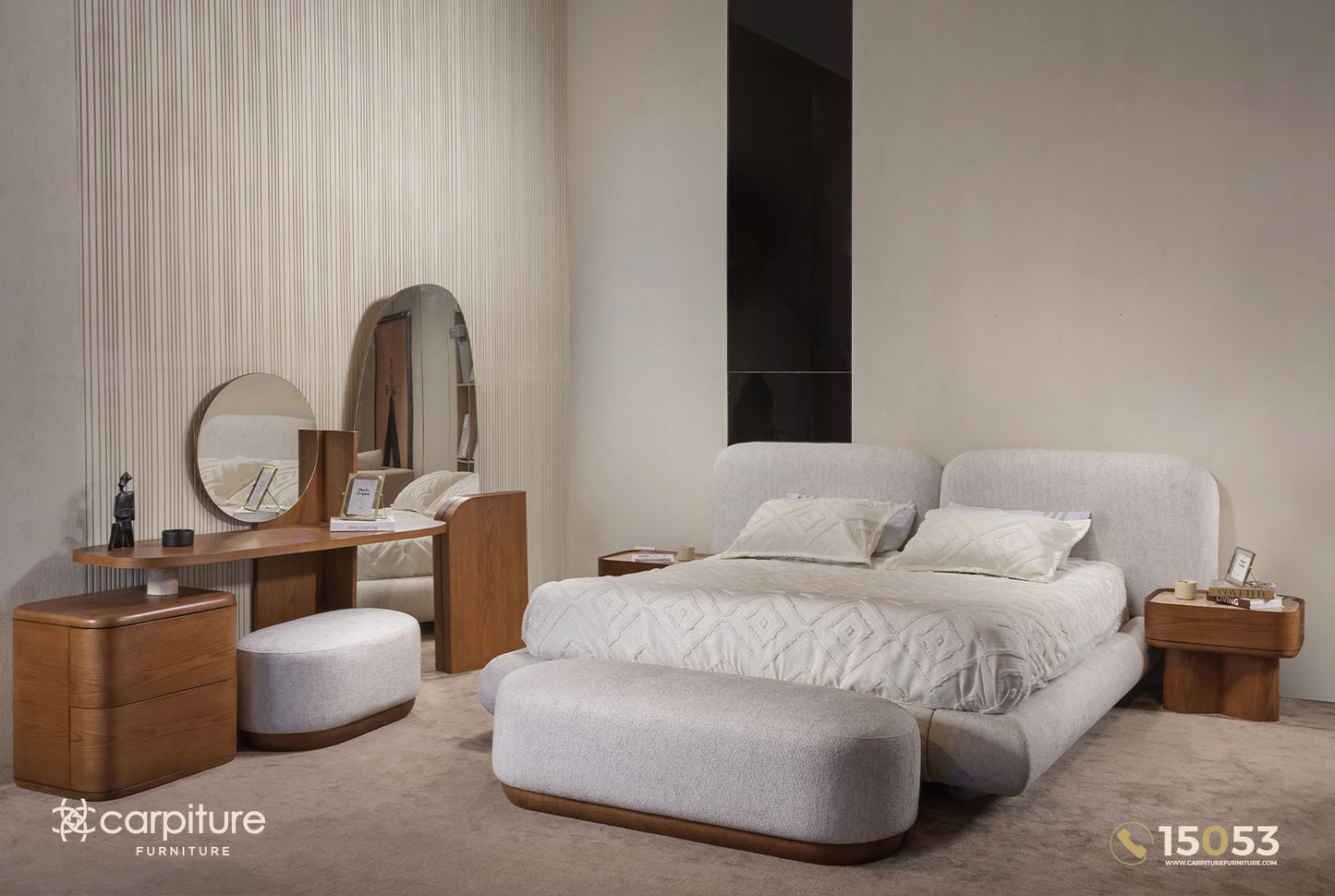 Milano Modern Bedroom Set (Without Wardrobe)