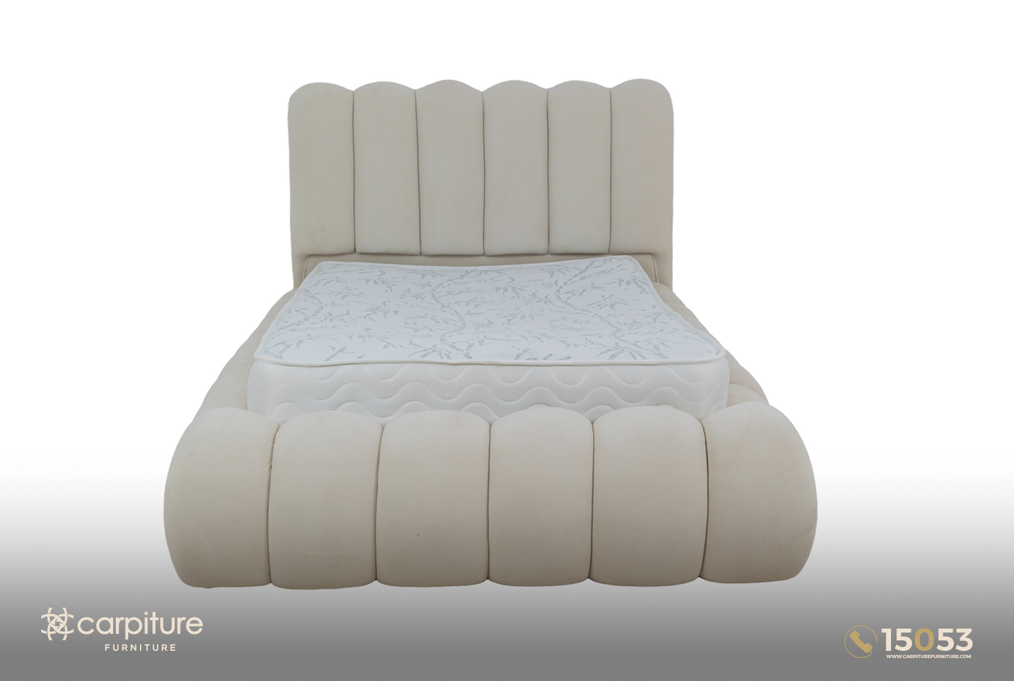 Ascona Slatted Bed 120*200