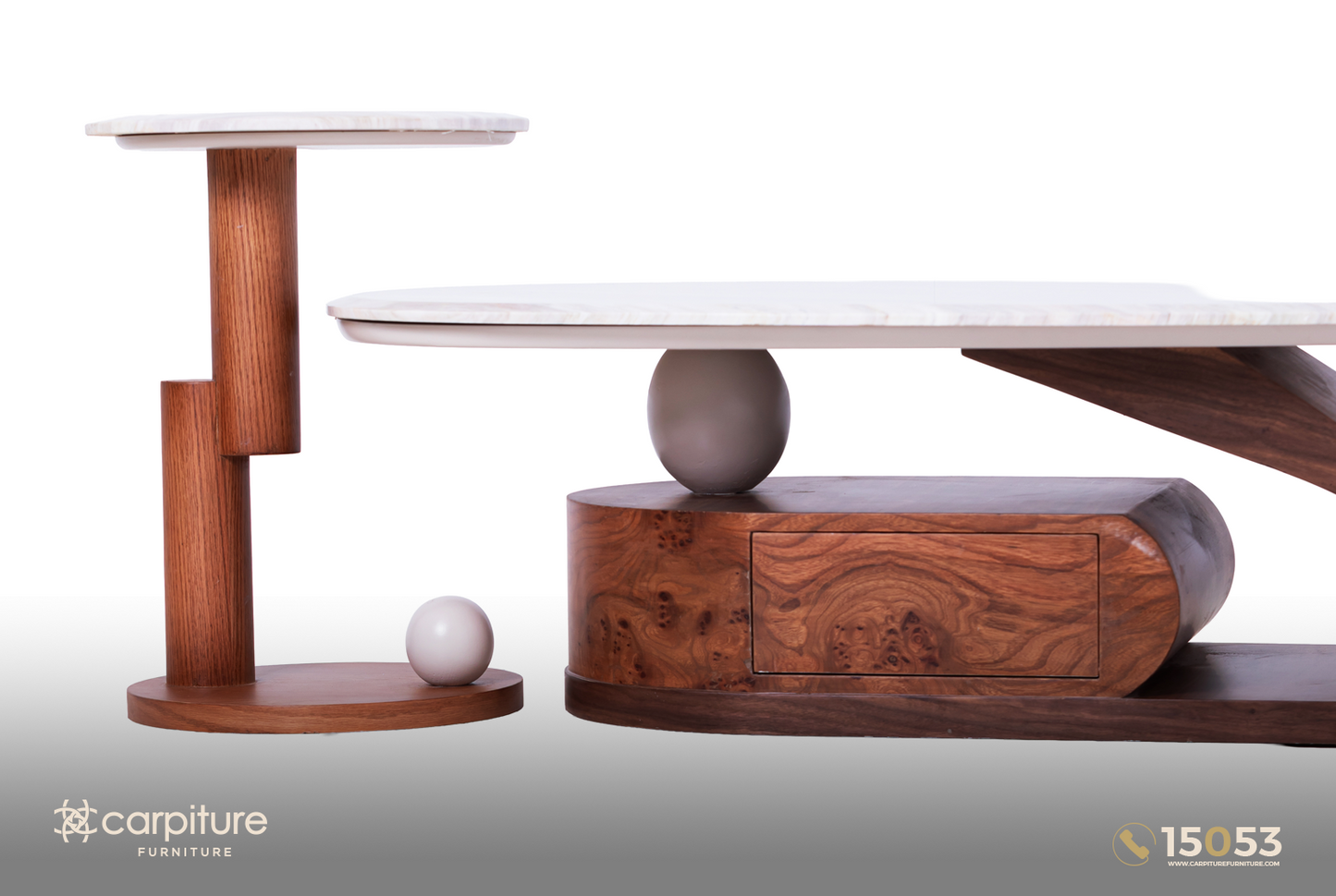 Modern Coffee Table Set -Lauren