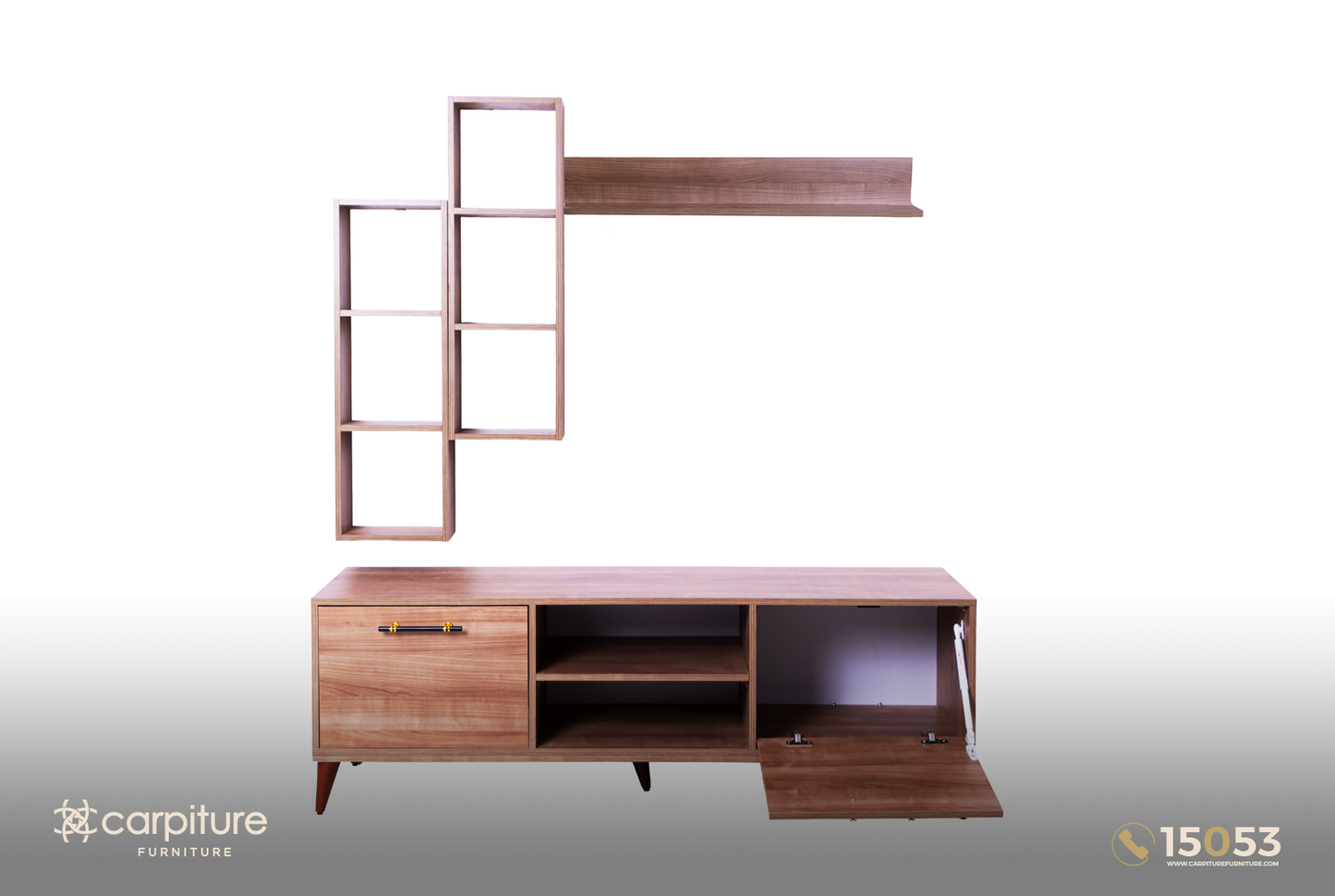 وحدة تلفزيون مودرن بتصميم عملي - T1