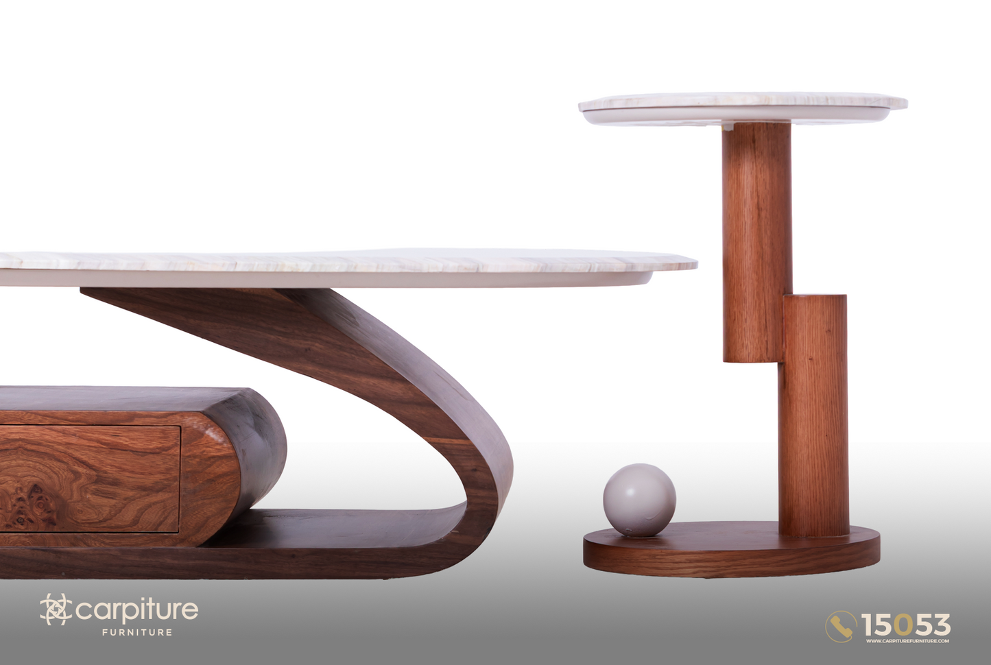Modern Coffee Table Set -Lauren