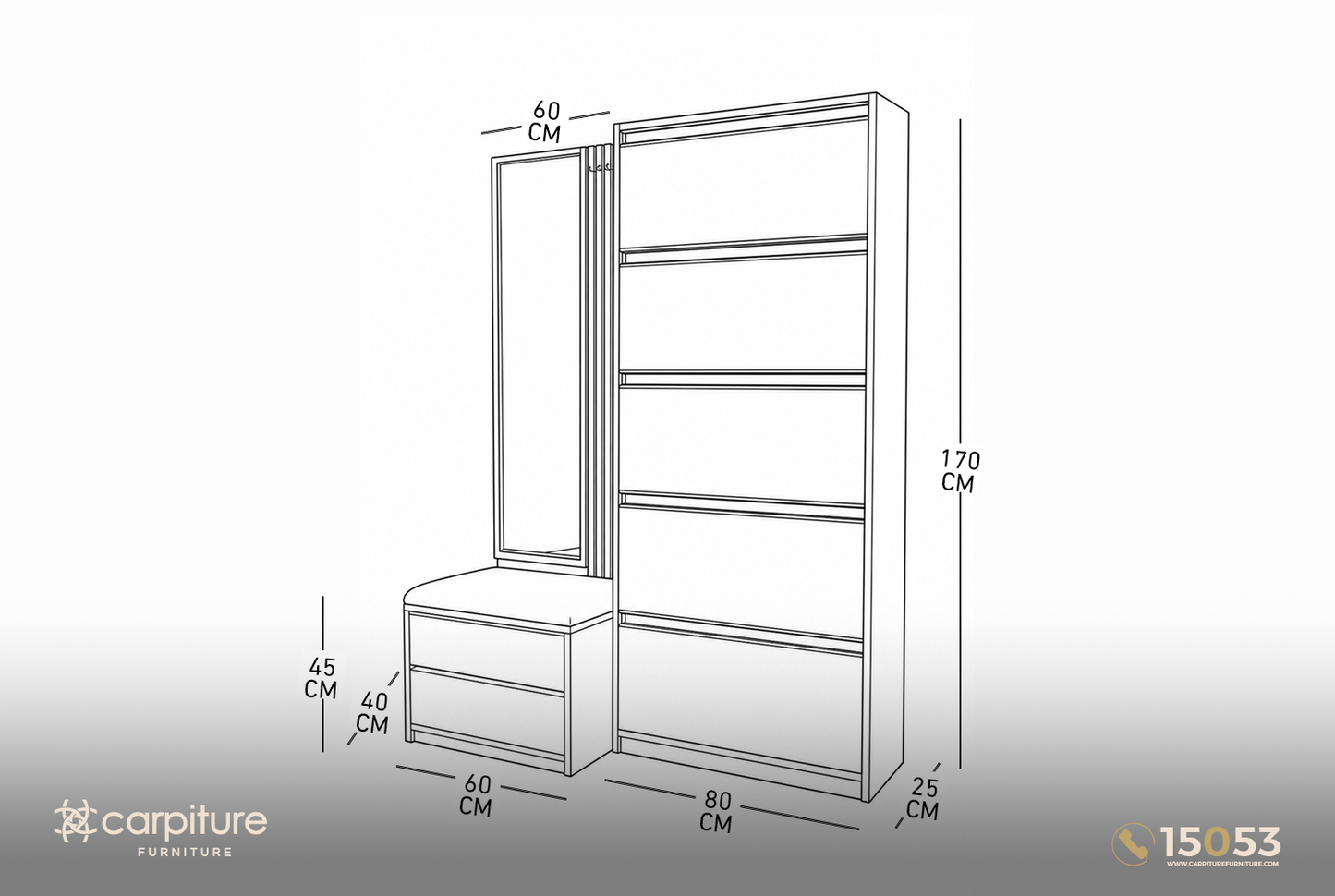 Austin Shoe Cabinet