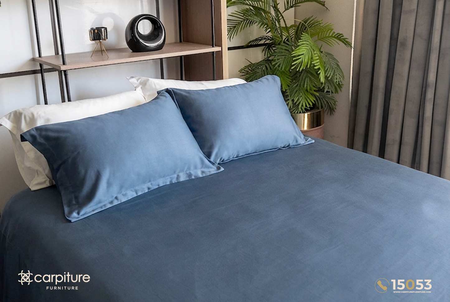 Silk Cotton Bed Sheet Set 3 Pieces