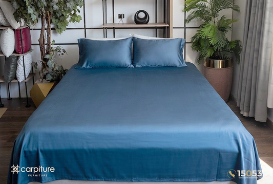 Silk Cotton Bed Sheet Set 3 Pieces