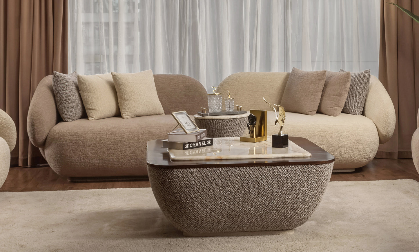 Curvy Sofa Set