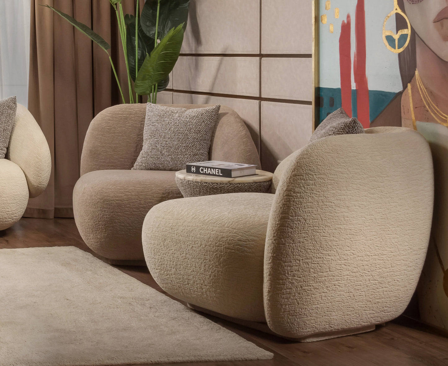 Curvy Sofa Set
