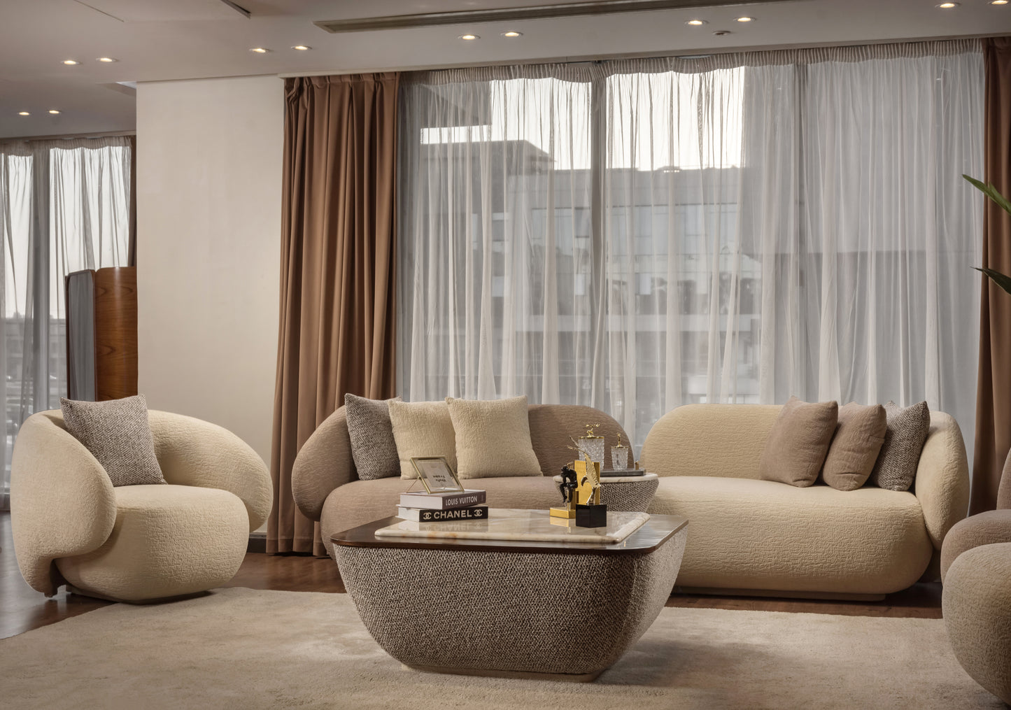 Curvy Sofa Set