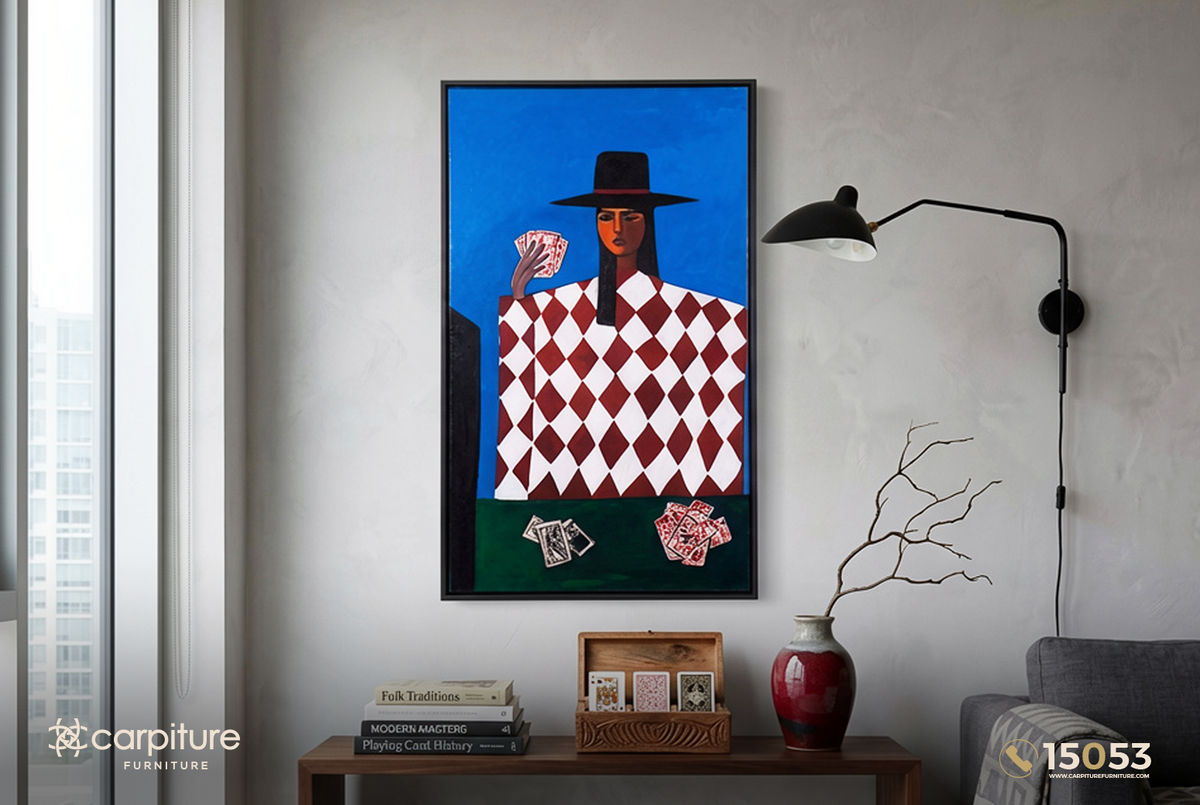 The Card Player Wall Art