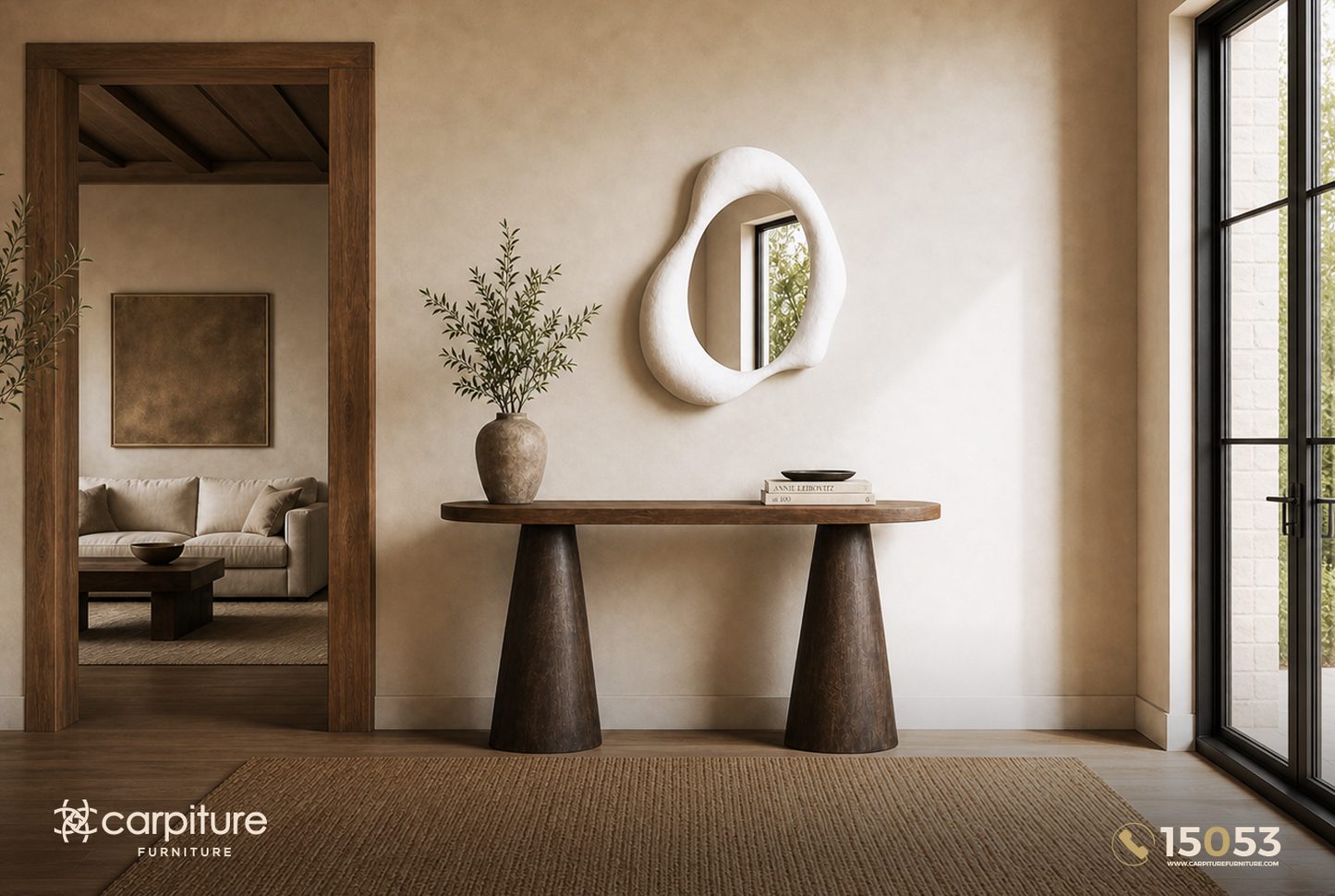 Paris Console with Mirror