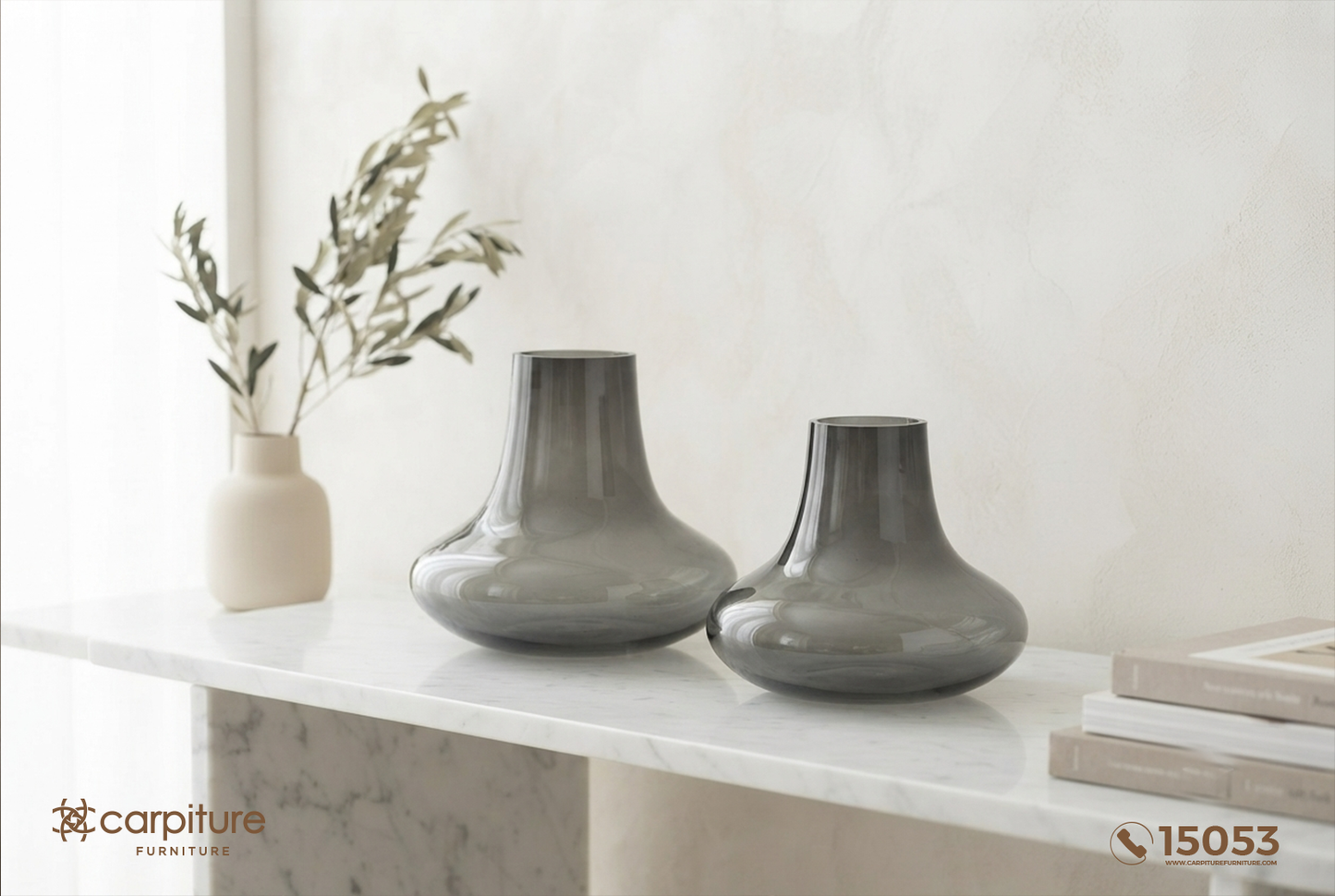 Bulb Glass Vase