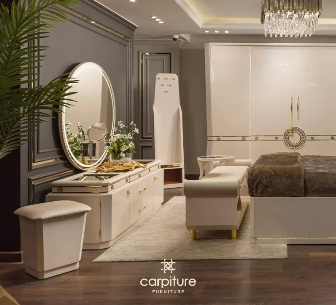 modern bedroom furniture sets with dressing table Paris Modern Bedroom Set– carpiturefurniture.com