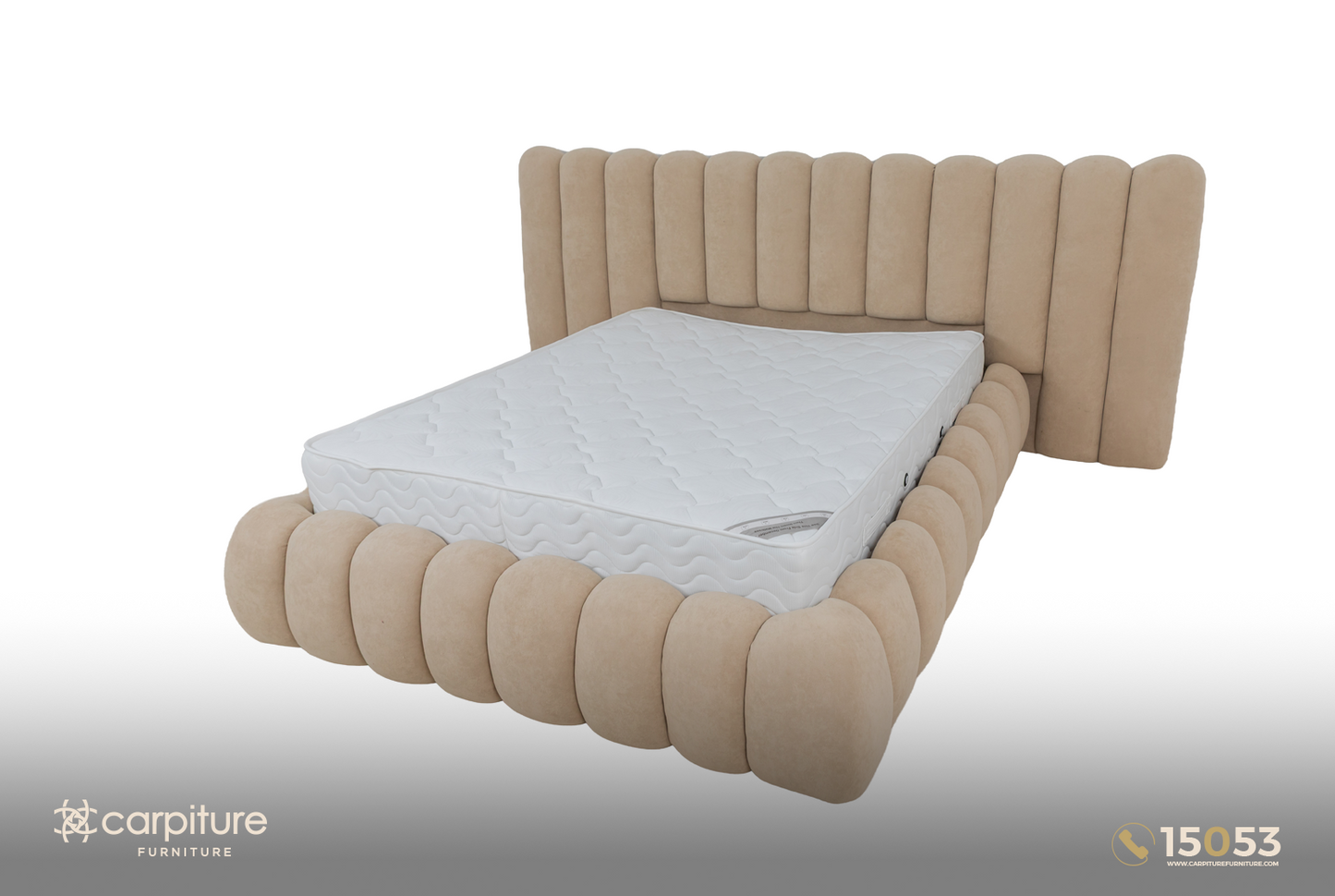 Ascona Slatted Bed 180