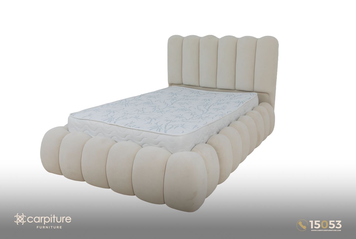 Ascona Slatted Bed 120*200