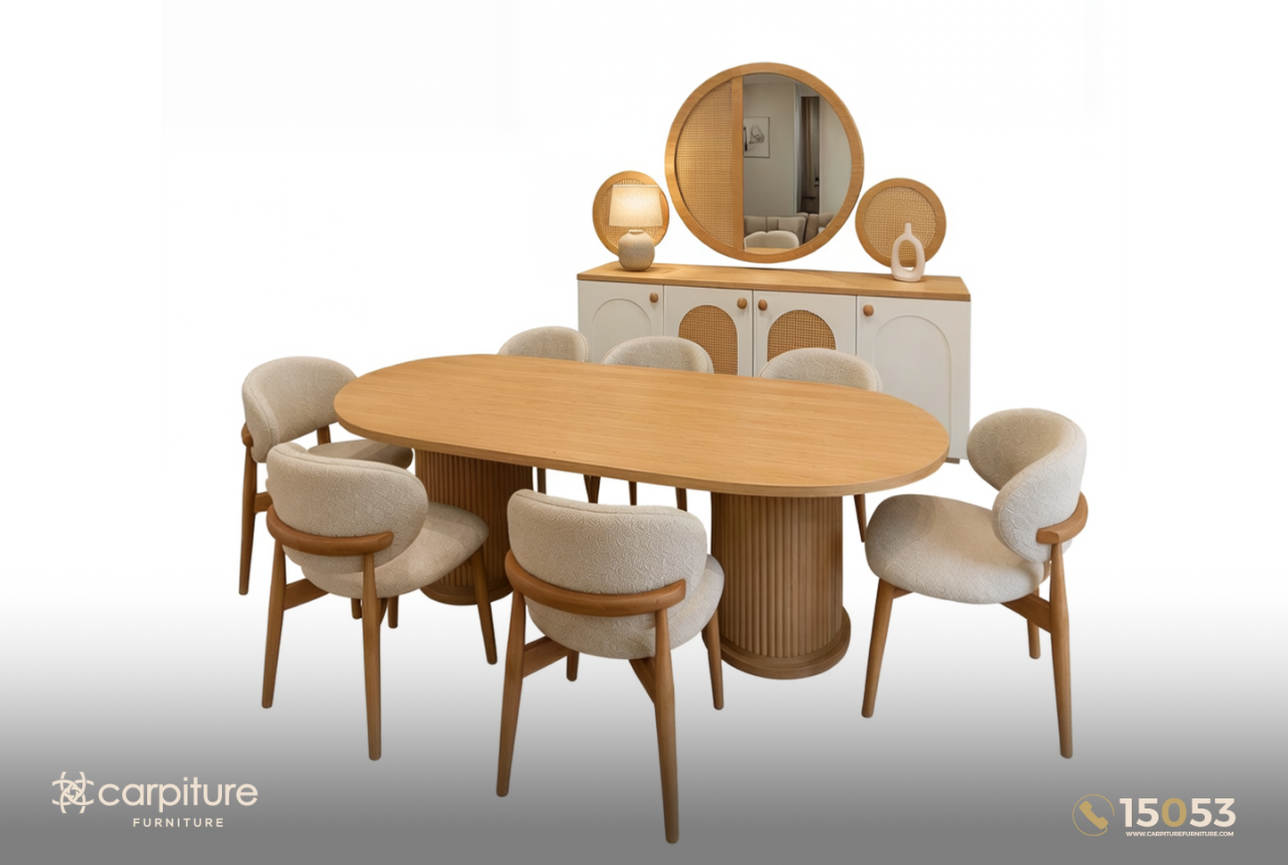 Kanye MDF Dining Room Set