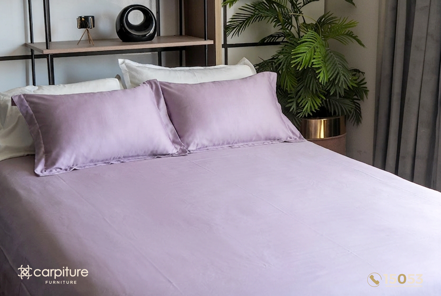 Silk Cotton Bed Sheet Set 3 Pieces