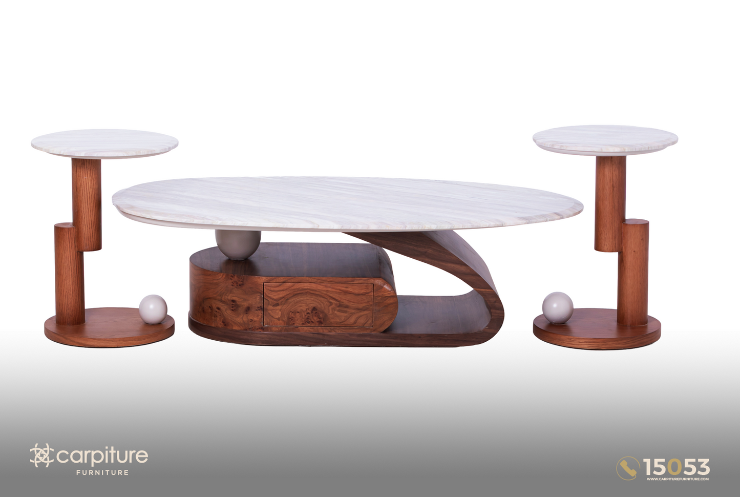 Modern Coffee Table Set -Lauren