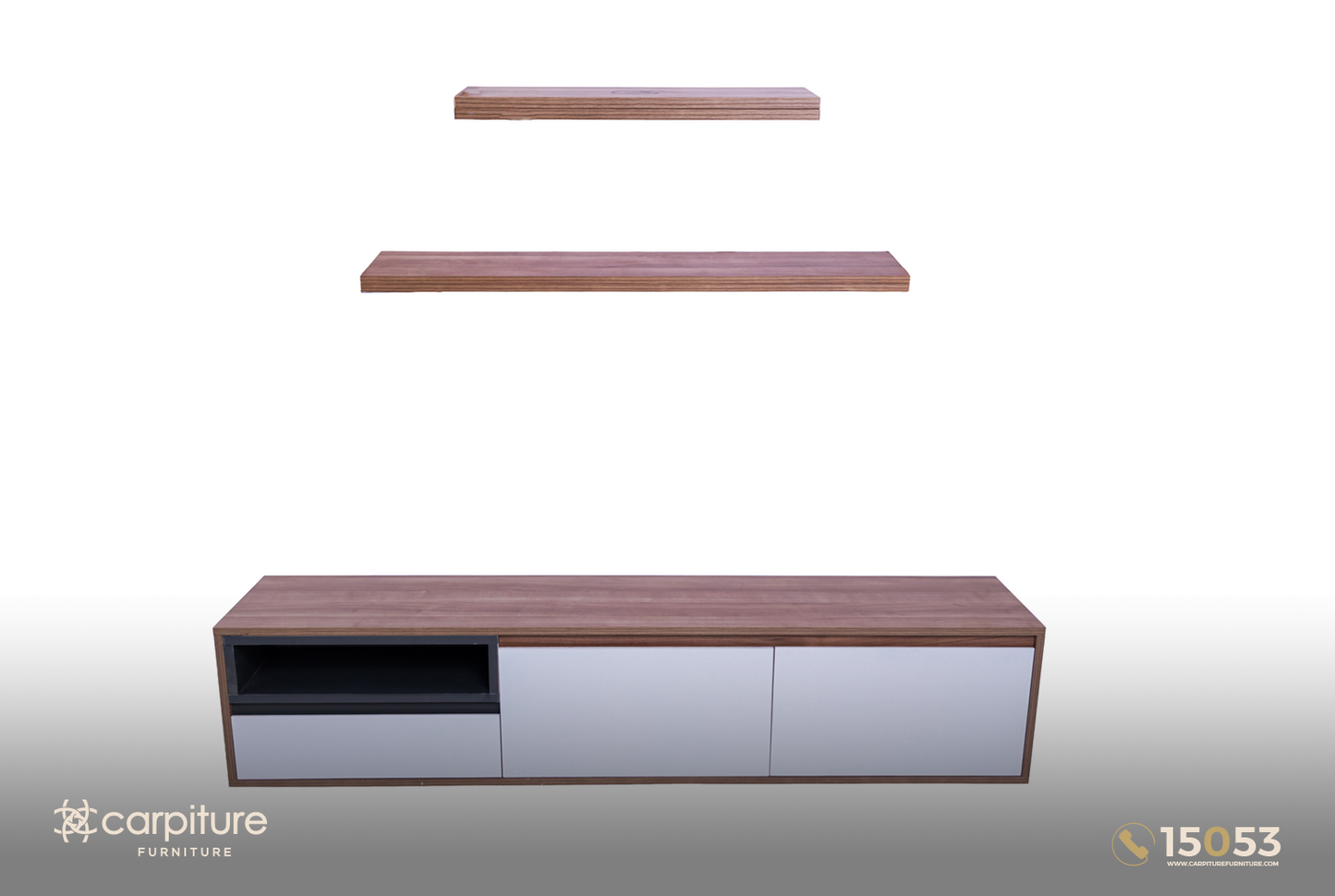 وحدة تلفزيون مودرن بتصميم عملي - T2