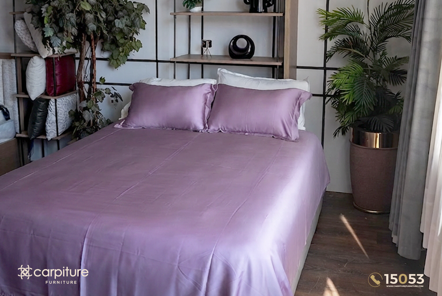 Silk Cotton Bed Sheet Set 3 Pieces