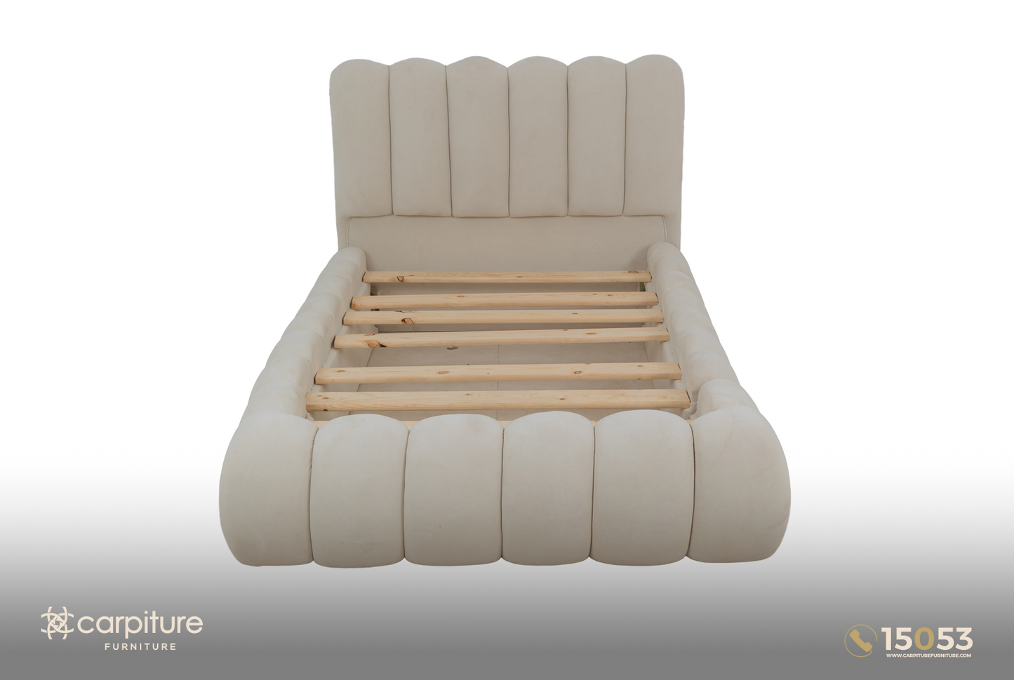 Ascona Slatted Bed 120*200