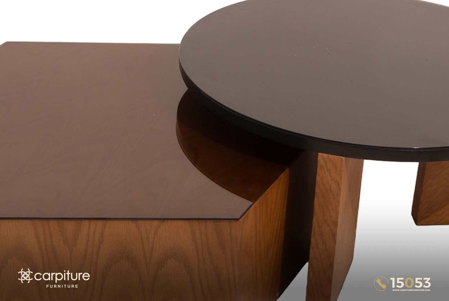 طقم ترابيزات بتصميم عصري انيق - إمباير 