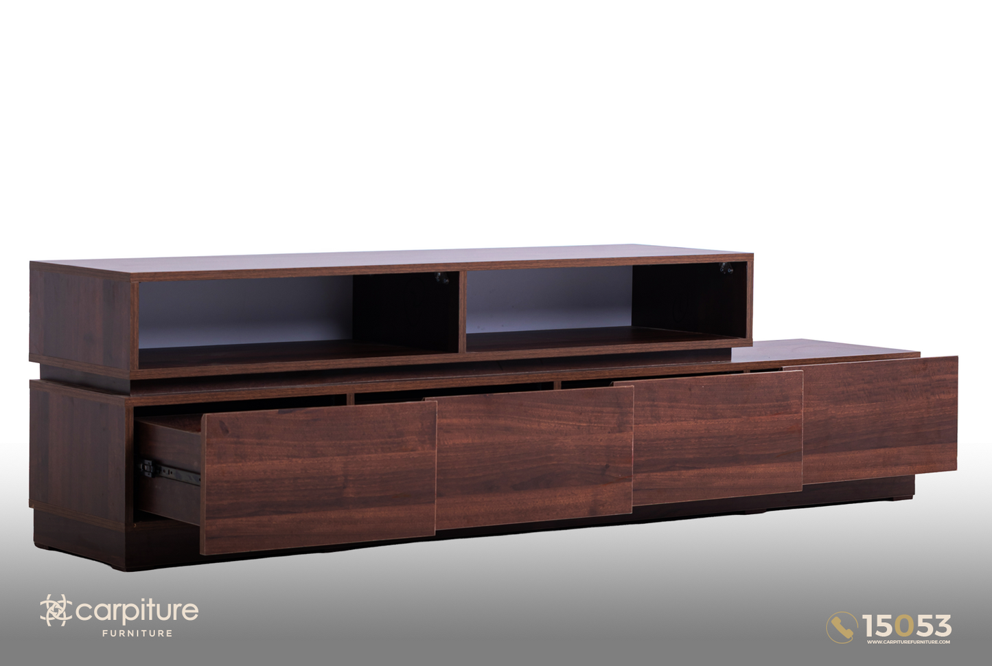 وحدة تلفزيون مودرن بتصميم عملي - T4