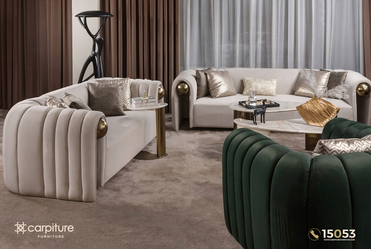 Wafe Sofa Set
