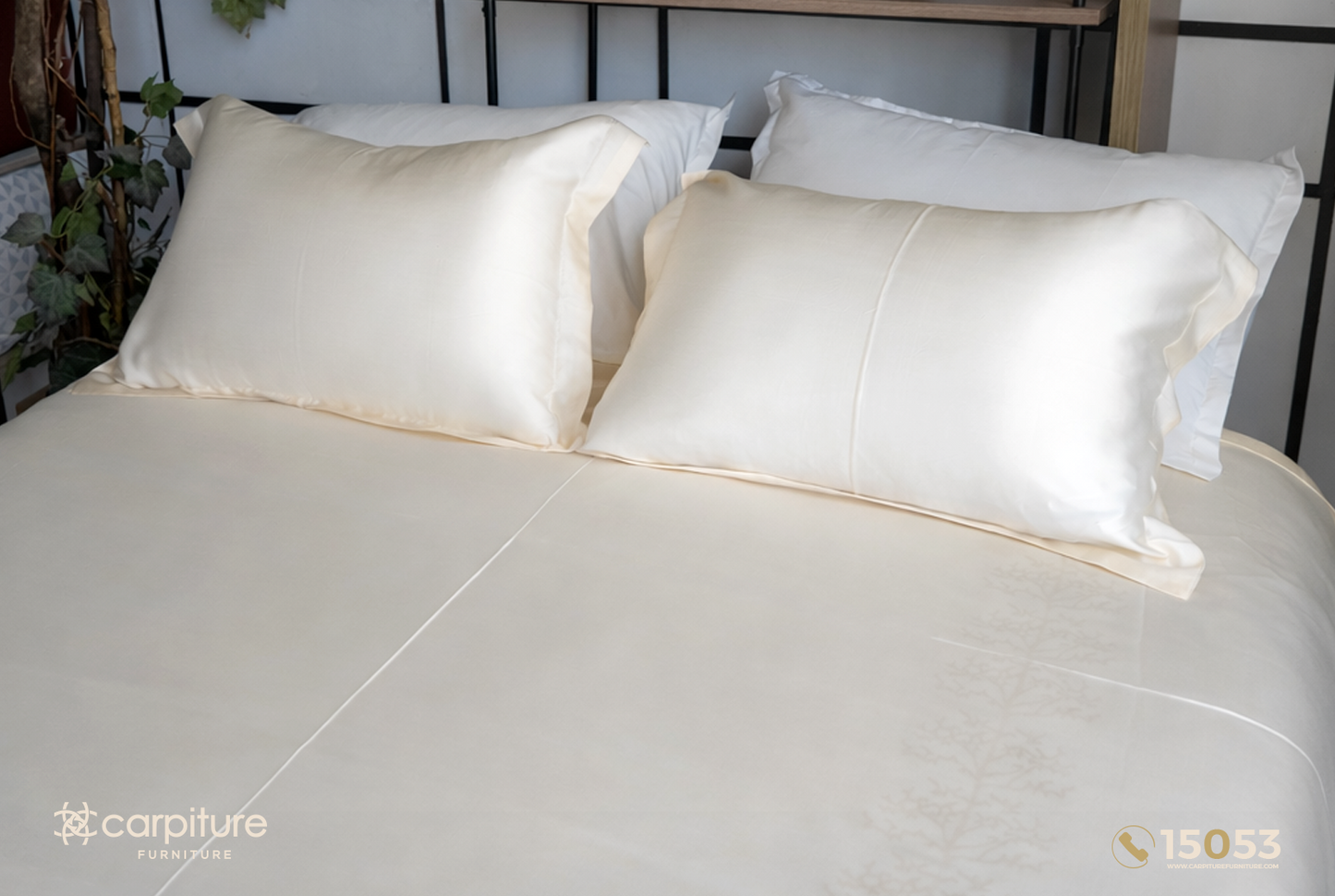 Silk Cotton Bed Sheet Set 3 Pieces