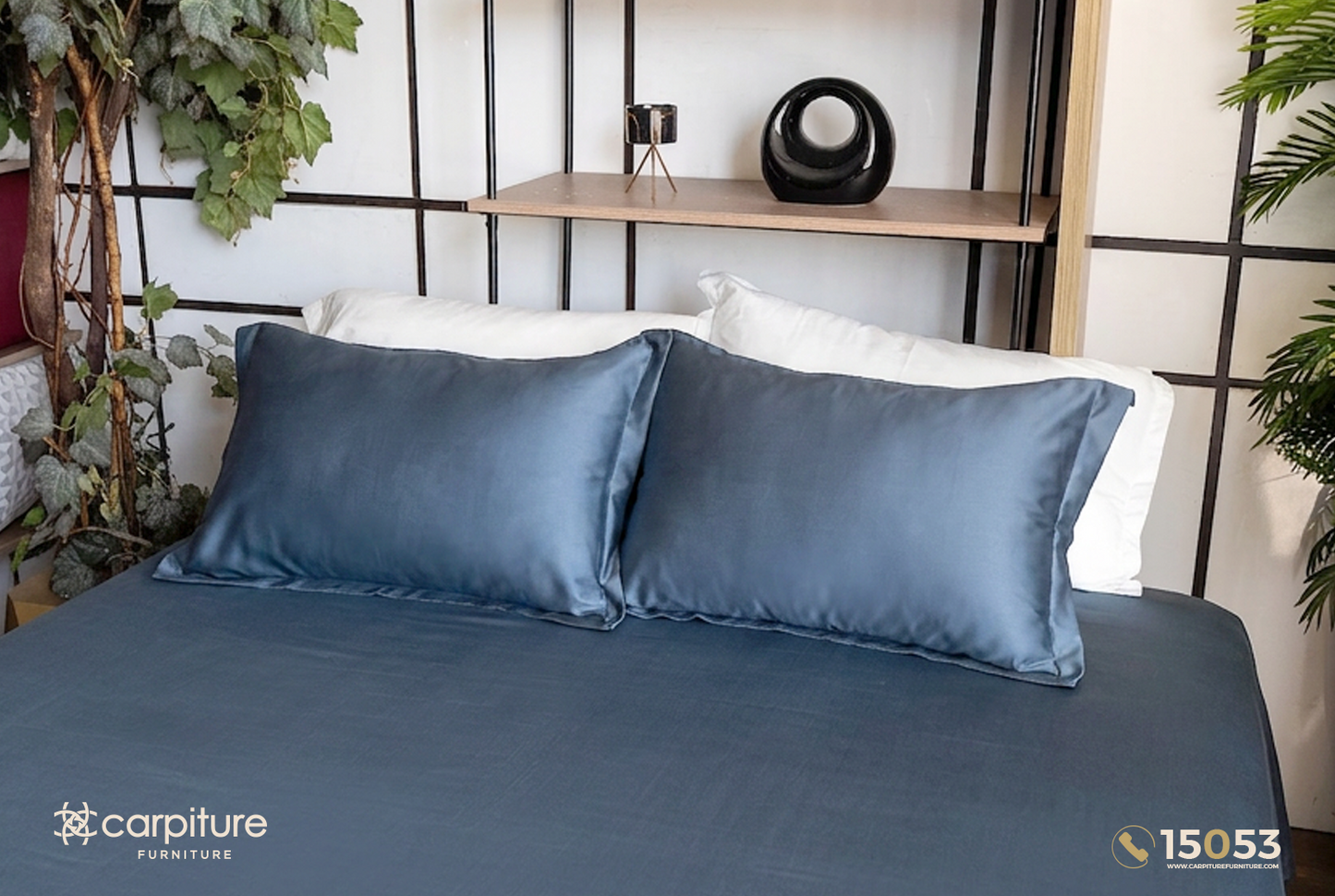 Silk Cotton Bed Sheet Set 3 Pieces
