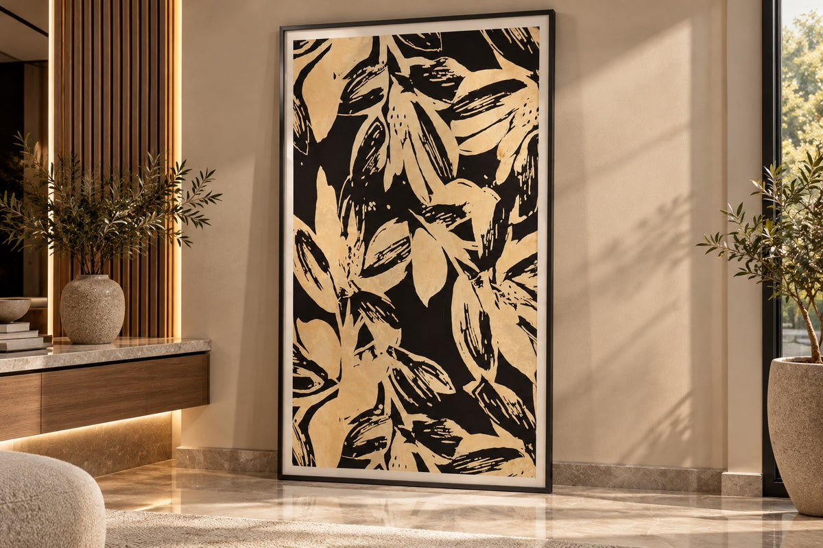 Golden Leaves Wall Art
